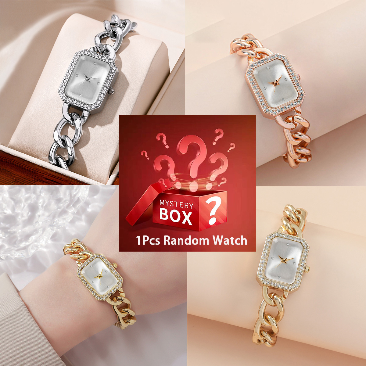 Steel Chain - La caja misteriosa contiene 1 reloj