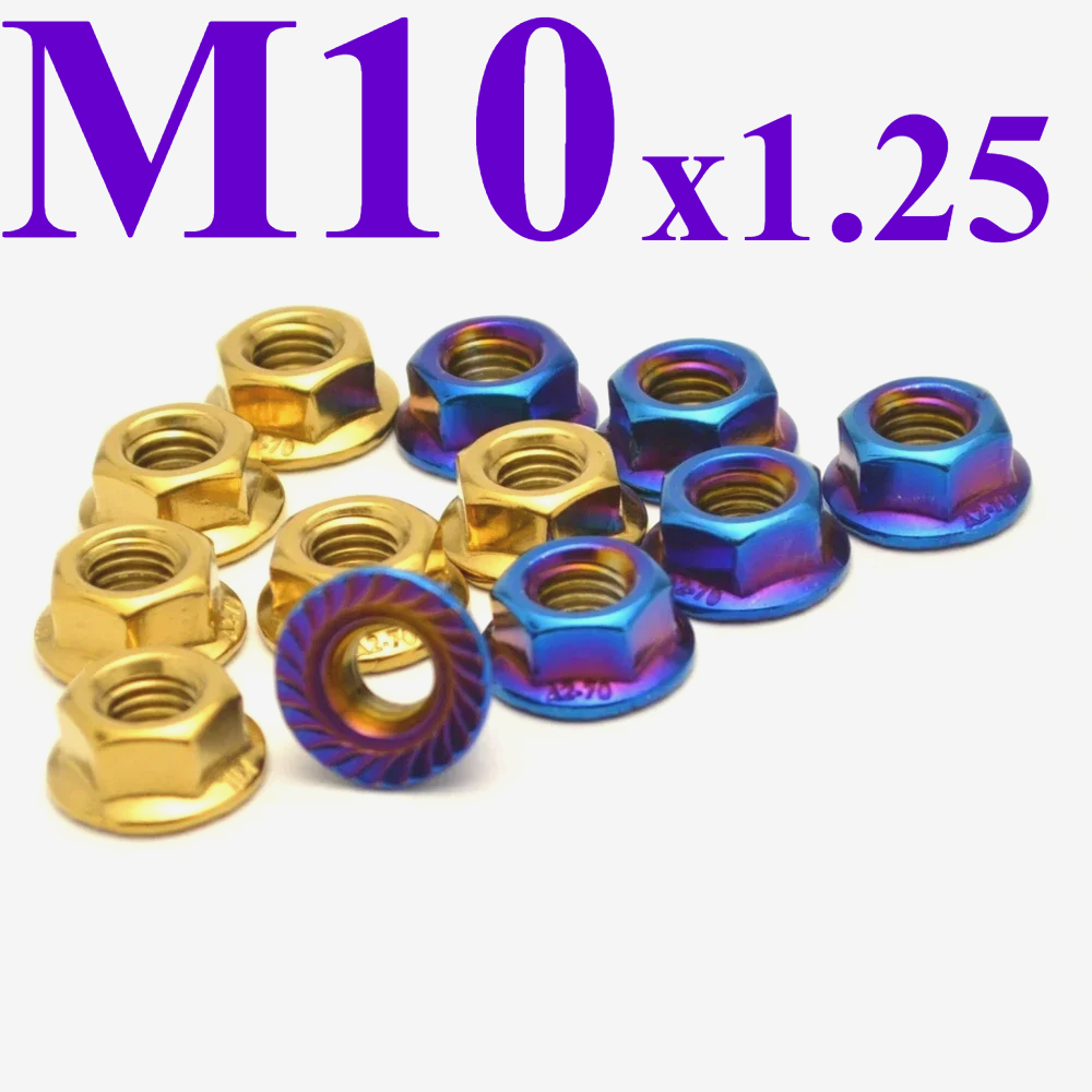 Sprocket - 6 uds M10x1,25 tuercas de rueda