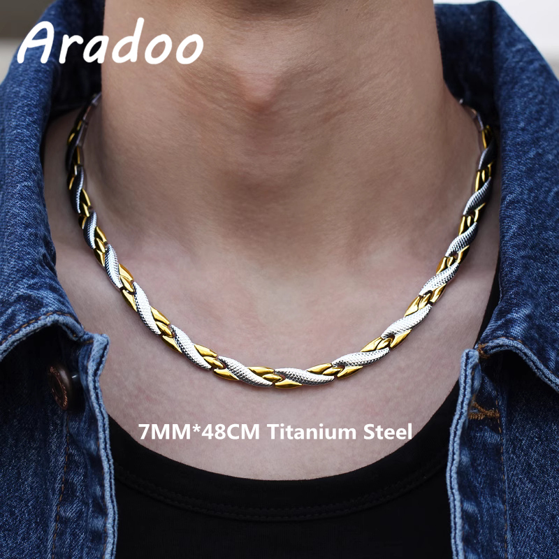 Ansi Chain - ARADOO Collar con diseño de dragón