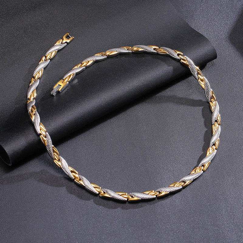 ARADOO Collar con diseño de dr - Ansi Chain reseña y precio
