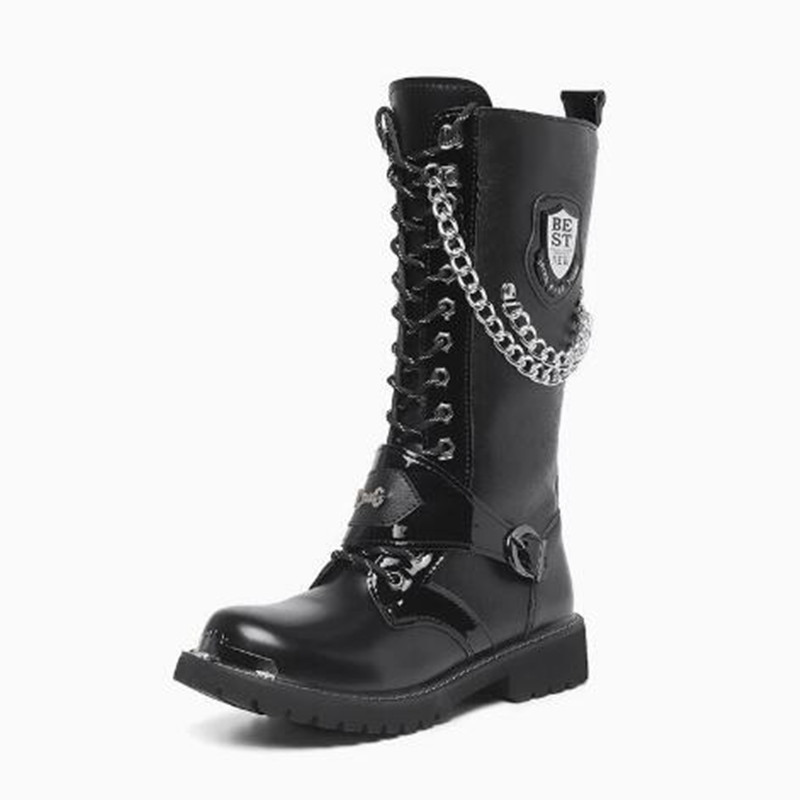 Botas de Motocicleta de Lujo p - Steel Chain reseña y precio