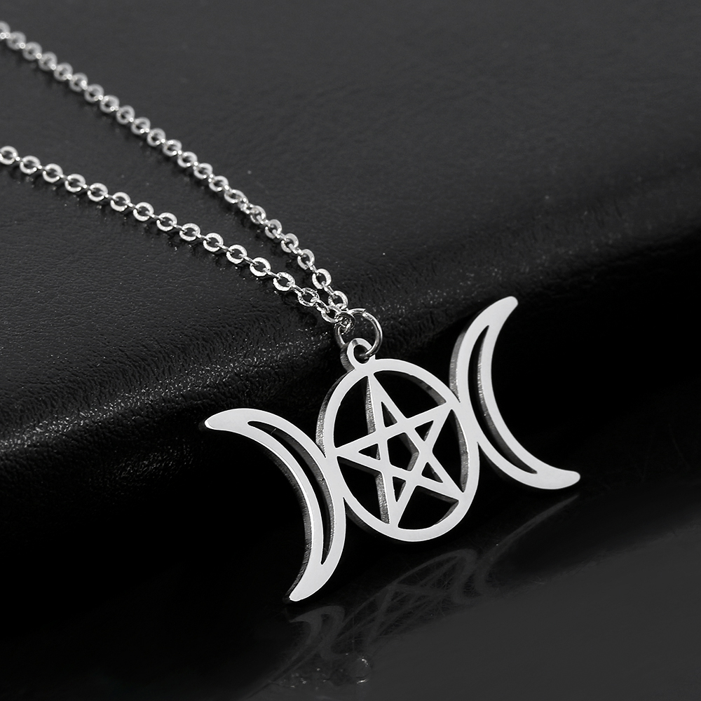 Collar con Colgante de Pentagr - Steel Chain reseña y precio